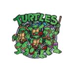 レオE314　【アメリカン雑貨】【Mutant Ninja Turtles】【ミュータントタートルズ】ワッペン【E314】【アニメ】【アメリカ】【USA】【アメキャラ】【アイロン…