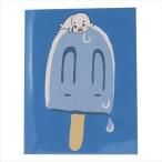 スモASST108　【日本製】【少年アシベ GO！GO！ゴマちゃん】ブック型ふせん【アイス】【アザラシ】【アニメ】【付箋】【メモ】【文房具】【学校】【勉強】【雑…