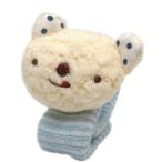 モン552409  【日本製】【アナノカフェ】【Anano Cafe】ベビーラトル【ベア】【ブルー】【青】【クマ】【アニマル】【動物】【ぬいぐるみ】【人形】【マスコッ…