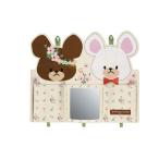 スケ661006  【くまのがっこう】みじたくポケット【くま】【ジャッキー】【がっこう】【学校】【キャラ】【絵本】【ポケット】【ケース】【整理】【収納】【鏡…