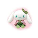 ナカ204226-24　【送料無料】【サンリオキャラクターズ】ぬいぐるみ【S】【抹茶着物】【シナモロール】【シナモン】【