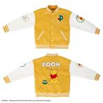 マル2335074800 【送料無料】【ディズニーキャラクター】スタジャン【L】【マイルドハニー】【くまのプーさん】【アニメ】【映画】【アウター】【ジャンパー】…