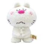 ナカ213129-25 【水森亜土】ぬいぐるみ【S】【ホワイト】【白】【ねこ】【みーたん】【あどちゃん】【あど】【イラスト】【キャラクター】【人形】【ドール】…