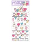 カミ227725 【送料無料】【10枚入り】【セット】【セット商品】【日本製】【BT21】【LINE FRIENDS】4sizeステッカー【THE JOURNEY】【ARMY】【アイドル】【韓…