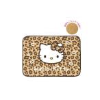 ケイCFFB3-KTB 【サンリオキャラクターズ】ボタン付きふわふわブランケット【ブラウン】【茶】【ハローキティ】【ひざ掛け】【膝掛け】【ブランケット】【毛布…