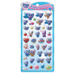 ショッピングシール クラ132430 【エンジェルブルー】うるちゅるポップシール【ナカムラくん】【キャラクター】【シール】【ステッカー】【プチシール】【ミニシール】【ワンポイ…