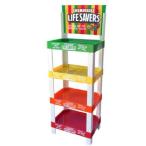 ショ4CWH 【アメリカン雑貨】ストアディスプレイ【4C×ホワイト】【カラフル】【白】【アメリカ】【USA】【アメキャラ】【ディスプレイ】【棚】【ラック】【収…