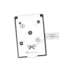 カミ228714 【送料無料】　【3個セット】　【セット】　【セット商品】　【日本製】　オリジナル　カードミラーS　デイジー　BLANOIR　モノクロ
