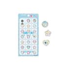 ショッピングステッカー カミ230349 オリジナル　キラコロおはじきシールスタンダード　 ほっぺちゃん　ステッカー　プチ　ミニ　デコ　ワンポイント　文房具　雑貨　グッズ　か