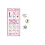 ショッピングステッカー カミ230350 オリジナル　キラコロおはじきシールSWEET　 ほっぺちゃん　ステッカー　プチ　ミニ　デコ　ワンポイント　文房具　雑貨　グッズ　かわ