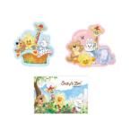 ティSZ-5549066SH スージーズー　Suzy's Zoo　クリアステッカーセット集合　動物　アニマル　ステッカー　シール　文房具　雑貨　グッズ