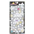 ショッピングステッカー カミ230249 【10枚セット】　【セット】　【セット商品】オリジナル　光るジュエルプチドロップステッカーぽんぽんシマエナガ　動物　アニマル　ステッ