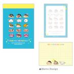 ティKS-5562010HS 【日本製】　クレヨンしんちゃん　ミニメモスタンダード　表情　しんのすけ　アニメ　漫画　映画　メモ帳　文房具　学校　勉強　