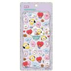 カミ229484 BT21　LINE FRIENDS　ラインフレンズ　プチドロップステッカーアイドル　韓国　ライン　スタンプ　シール　プチ　ミニ　デコ