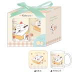 【送料無料】　オリジナル　マグカップセットのんびりえながちゃん　シマエナガ　動物　アニマル　コップ　食器　食事　たおる　ミニタオル　ハンドタオル　ハン