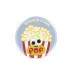 スケ733239 【日本製】　オリジナル　缶バッジポップコーン　バーガーコンクス　バッジ　バッチ　子供　キッズ　雑貨　グッズ　かわいい