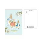 グリPRR-008 【10個セット】　【セット】　【セット商品】　【日本製】　ピーターラビット　ポストカードかぞく　うさぎ　絵本　アニメ　映画　ハガキ
