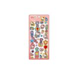 クラ137731 【10枚セット】　【セット】　【セット商品】　サンリオキャラクターズ　ぷくキラチャームステッカーハローキティ　ステッカー　シール　ミ