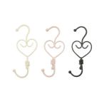 Yahoo! Yahoo!ショッピング(ヤフー ショッピング)【最終価格】ロール　フック【ハート】【モノ掛け・フック】当店のフックシリーズ！種類が豊富ですヨ！小物を掛けたり用途は色々です♪オシャレなお部屋必須アイ