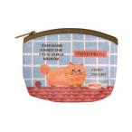 Yahoo! Yahoo!ショッピング(ヤフー ショッピング)モン812930【ECOUTE】【クート】ミニポーチふわねこ【ポーチ】【人形劇】【魔法】【化粧ポーチ】【小物入れ】【ブルー】【袋】【マリーニモンティ