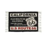 ショ150136  【アメリカン雑貨】フロアマット【ROUTE 66】【ルート66】【アメリカ】【アメリカ雑貨】【USA】【マット】【コットンマット】【敷物】【生活雑貨…