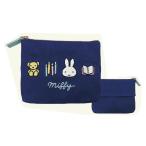 マリDBM-486 【miffy】【ミッフィー】ティッシュポーチ【ネイビー】【ワッペン】【ウサギ】 【ミッフィーちゃん】【ナインチェ・プラウス】【絵本】【アニメ…