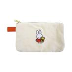 ツジ4423-289 【miffy】【ミッフィー】フラットポーチ【ミッフィーとくまちゃん】 【ウサギ】 【ミッフィーちゃん】【ナインチェ・プラウス】【絵本】【アニメ…