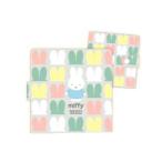 マリDBM-707 【miffy】【ミッフィー】【オータムカラーシリーズ】折りたたみマスクケース【グレー羅列】【ウサギ】 【ミッフィーちゃん】【ディック・ブルー…