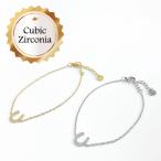  браслет подкова шланг колодка SUS316L нержавеющая сталь Cubic Zirconia серебряный Gold 