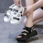 サンダル スポーツサンダル 女の子 キッズ マジックテープ バックル 大きいサイズ ジュニア 厚底 滑り止め 衝撃吸収 おしゃれ