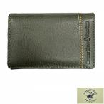 BEVERLY HILLS POLO CLUB футляр для визитных карточек футляр для карточек телячья кожа оттенок зеленого почтовая отправка рейс бесплатная доставка 61B405-50