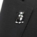 laperu булавка мужской Swarovski собака shunau The - животное симпатичный домашнее животное чёрный × белый брошь мужской для брошь булавка брошь почтовая доставка возможно ACC21-2504