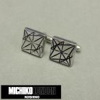 MICHIKO LONDON бренд кафф links / запонки кнопка серебряный сделано в Японии Michiko London бесплатная доставка MKC12