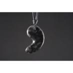 天然石ひもペンダント糸魚川産黒翡翠...