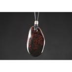 天然石ひもペンダント　北海道産十勝石　/p-08