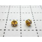 ロンデル クリスタルオーロラ  4ｍｍ ゴールド  1ヶ売り