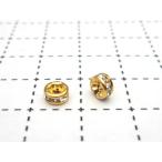 ロンデル クリスタル  5ｍｍ ゴールド  1ヶ売り