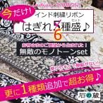 インド刺繍リボン はぎれ セット モノトーンカラー 20cm5種類入り 今ならオマケ付き 商用利用可