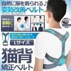 猫背矯正 背筋矯正ベルト Lサイズ 姿勢改善 肩こり解消 猫背 矯正 ベルト ねこぜ矯正 姿勢矯正 肩 首 サポーター NEKONINA-L