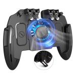 荒野行動 PUBG Mobile コントローラー 6本指 スマホゲーム 冷却ファン付き 使命召? コントローラー 6本指操作可能 AGGHRH