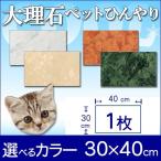 ペットひんやり大理石マット冷却タイル　カラーが選べます　４０×３０ｃｍ　厚み２〜３cm