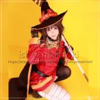 この素晴らしい世界に祝福を！ 風 めぐみん Megumin コスプレ衣装  cosplayウィッグ 靴 ハロウィン  クリスマス  仮装 イベント  撮影 祭り