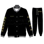 東京卍リベンジャーズ  風 東京卍會 初代総長  秋 野球服上下に装う 長袖スポーツスーツ おしゃれなセット  男女兼用