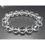 Yahoo! Yahoo!ショッピング(ヤフー ショッピング)石街天然石AAA水晶ダイヤモンドカット約13mm大玉ブレスレット
