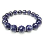 Yahoo! Yahoo!ショッピング(ヤフー ショッピング)逸品AAAAサファイアミラーカット約11mmブレスレット天然石石街