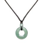 上質濃い目ひすいアイス種天然翡翠小...