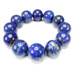 Yahoo! Yahoo!ショッピング(ヤフー ショッピング)逸品超大AAAラピスラズリ20mmブレスレット天然石未着色数珠石街