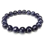 Yahoo! Yahoo!ショッピング(ヤフー ショッピング)一点物逸品天然石AAAサファイアミラーカット約10mm強ブレスレット804-071