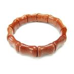 Yahoo! Yahoo!ショッピング(ヤフー ショッピング)キラキラゴールドストーンバングルブレスレット竹形出会い運金運石街