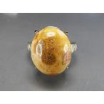 菊花石コーラル化石指輪リングAAA...